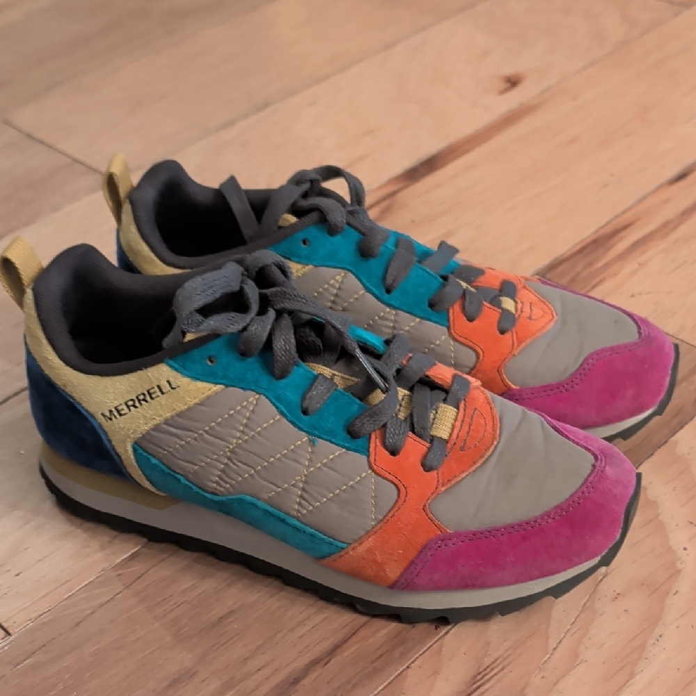 Merrell Sneakers in Pink, Orange, and Blue